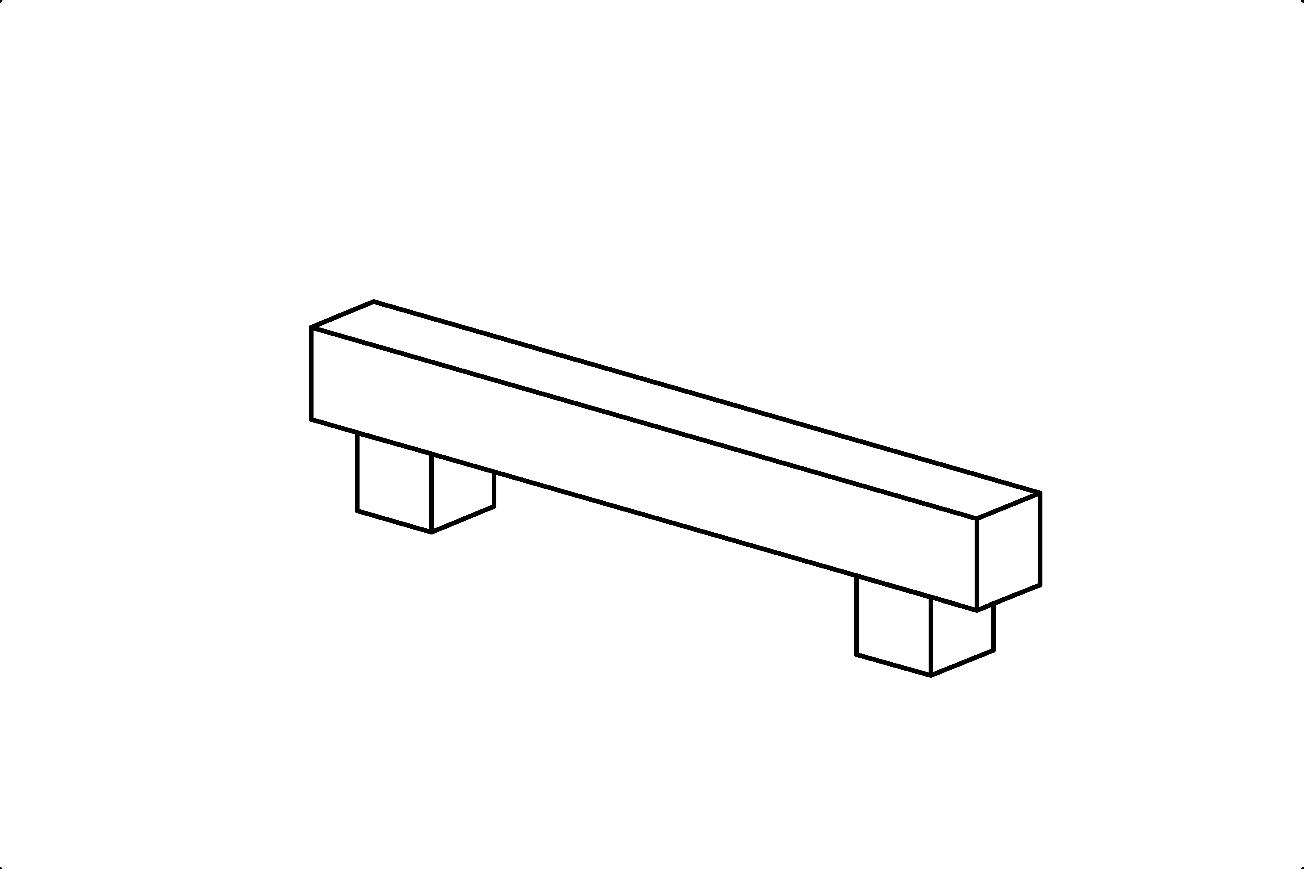 Slide Support, width = 1 m