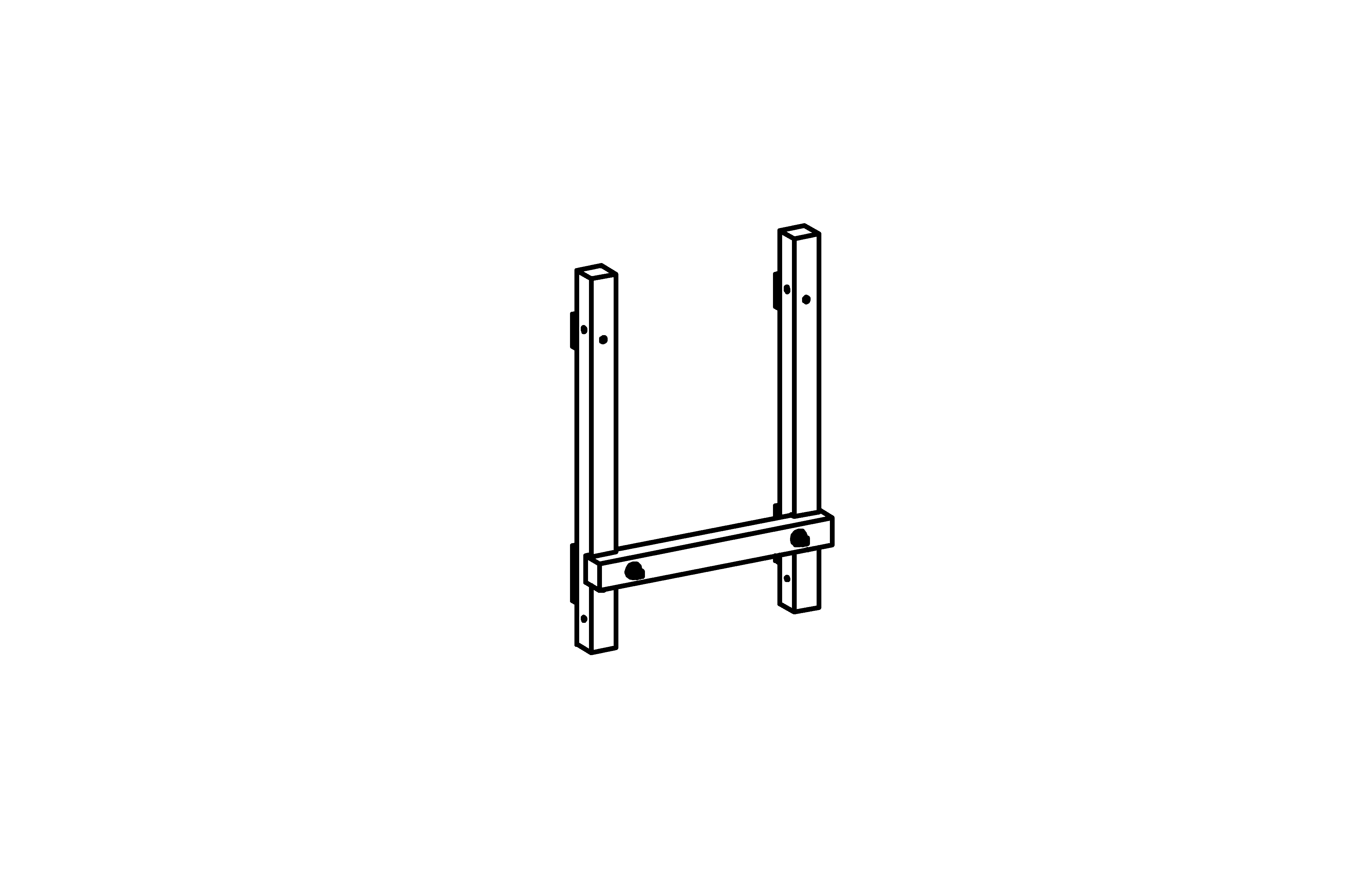 Support Frame for Chain Path