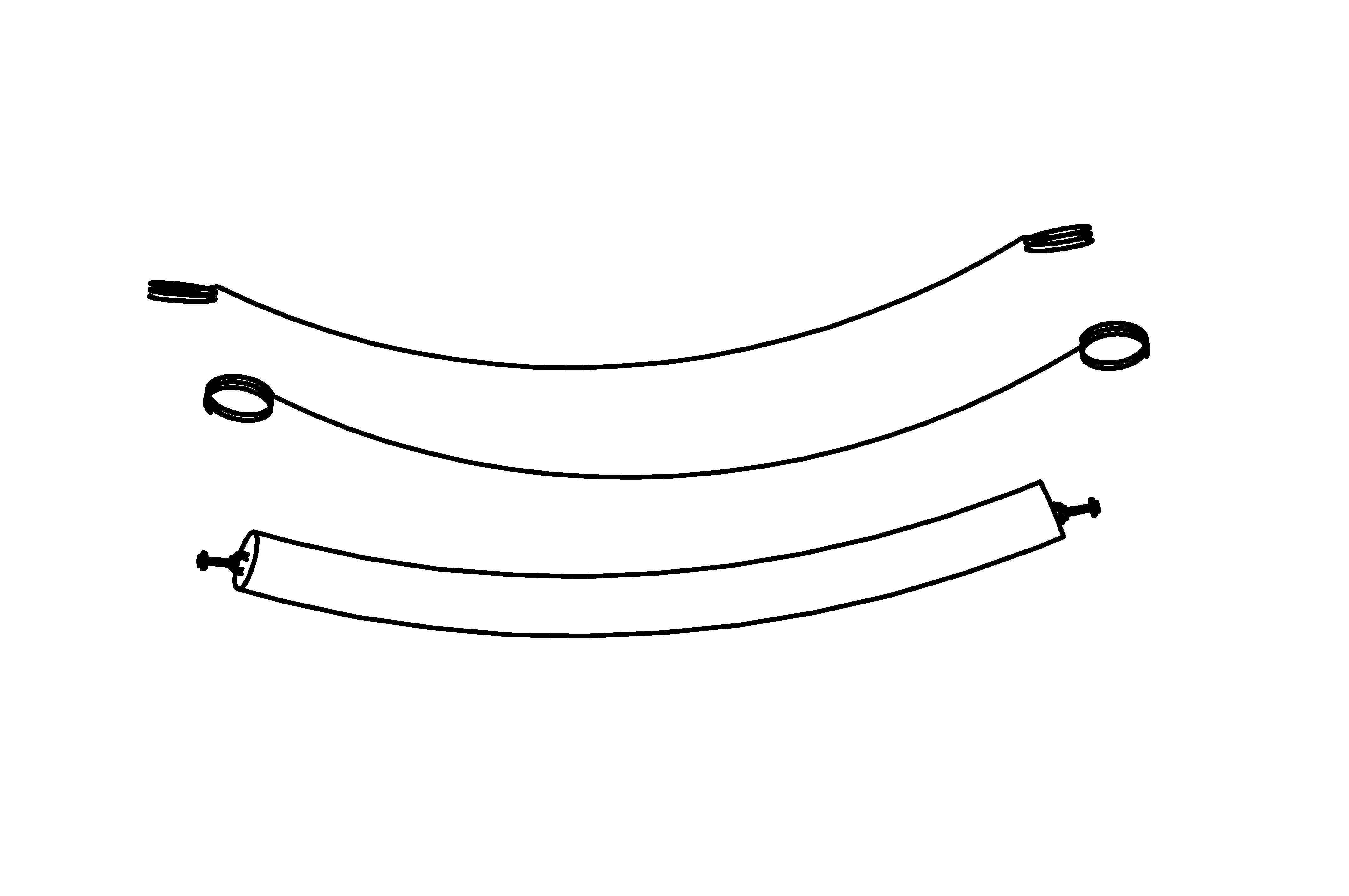 Rope Crossing with PP-rope length = 3 m with palisades peeled white